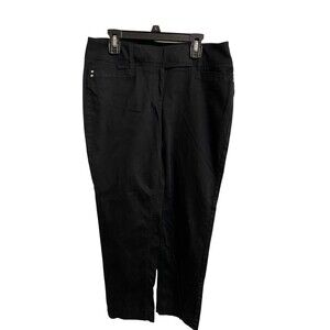White House Black Market Pants Size 4 Black Trousers Dress Waistress Ankle Work